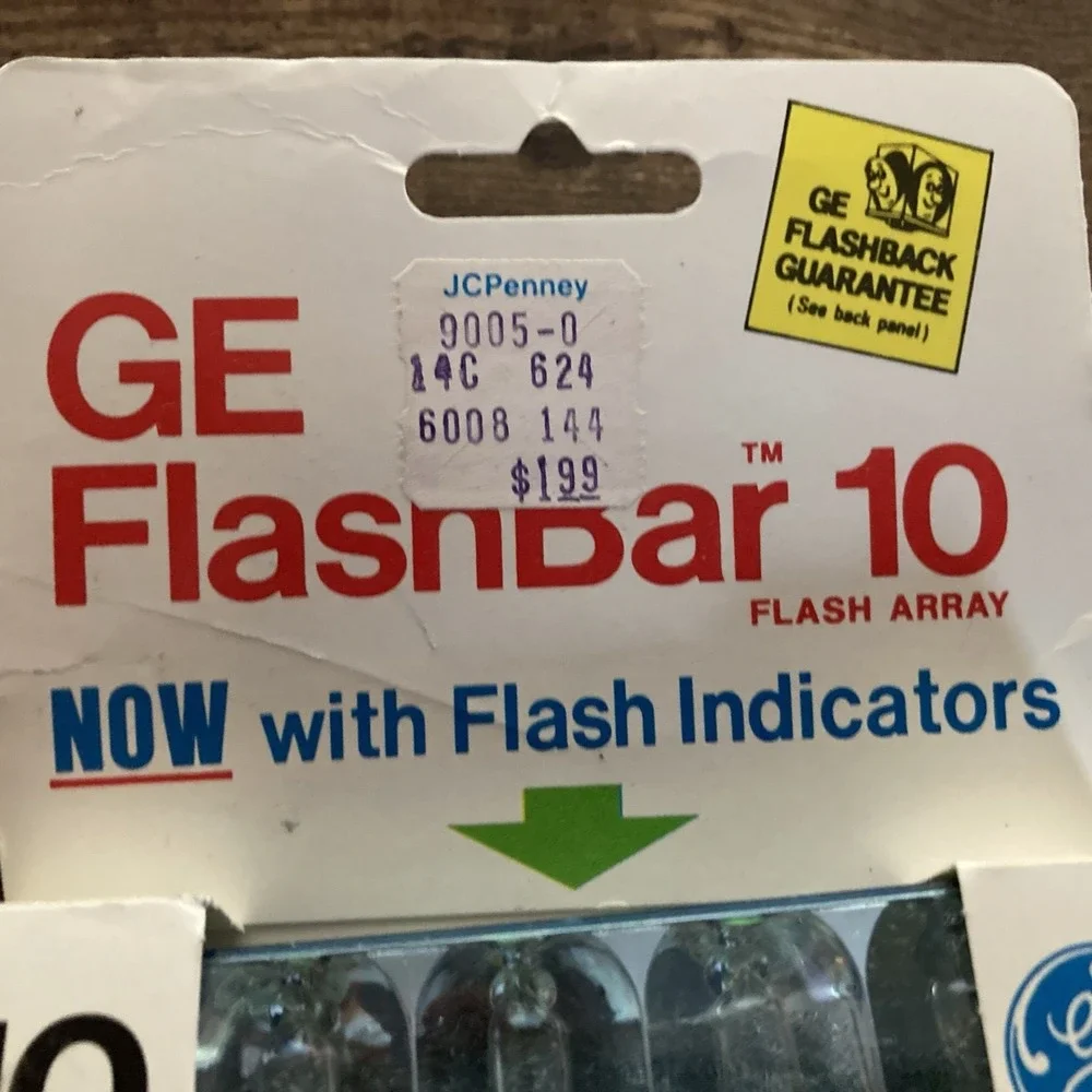 GE General Electric FlashBar 10 for Polaroid SX-70 Land Cameras – Vintage Flash